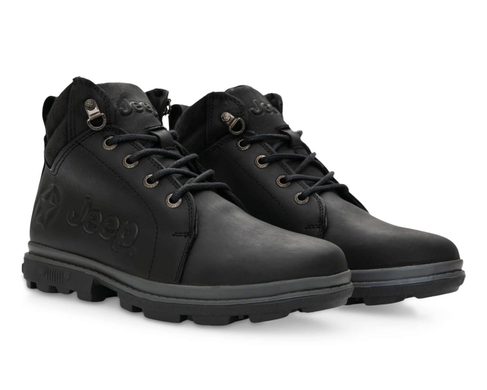 Foto 2 pulgar | Foto 1 | Botas Casuales Jeep de Piel para Hombre