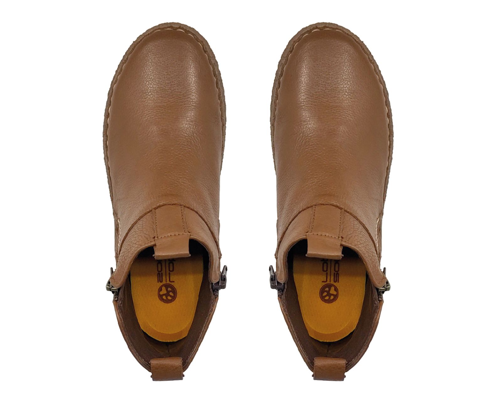 Foto 3 | Foto 3 | Botines Confort Lobo Solo de Piel para Mujer