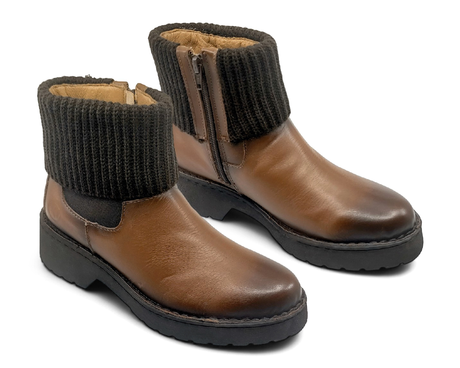 Foto 2 pulgar | Foto 1 | Botas Urbanas Lobo Solo de Piel para Mujer