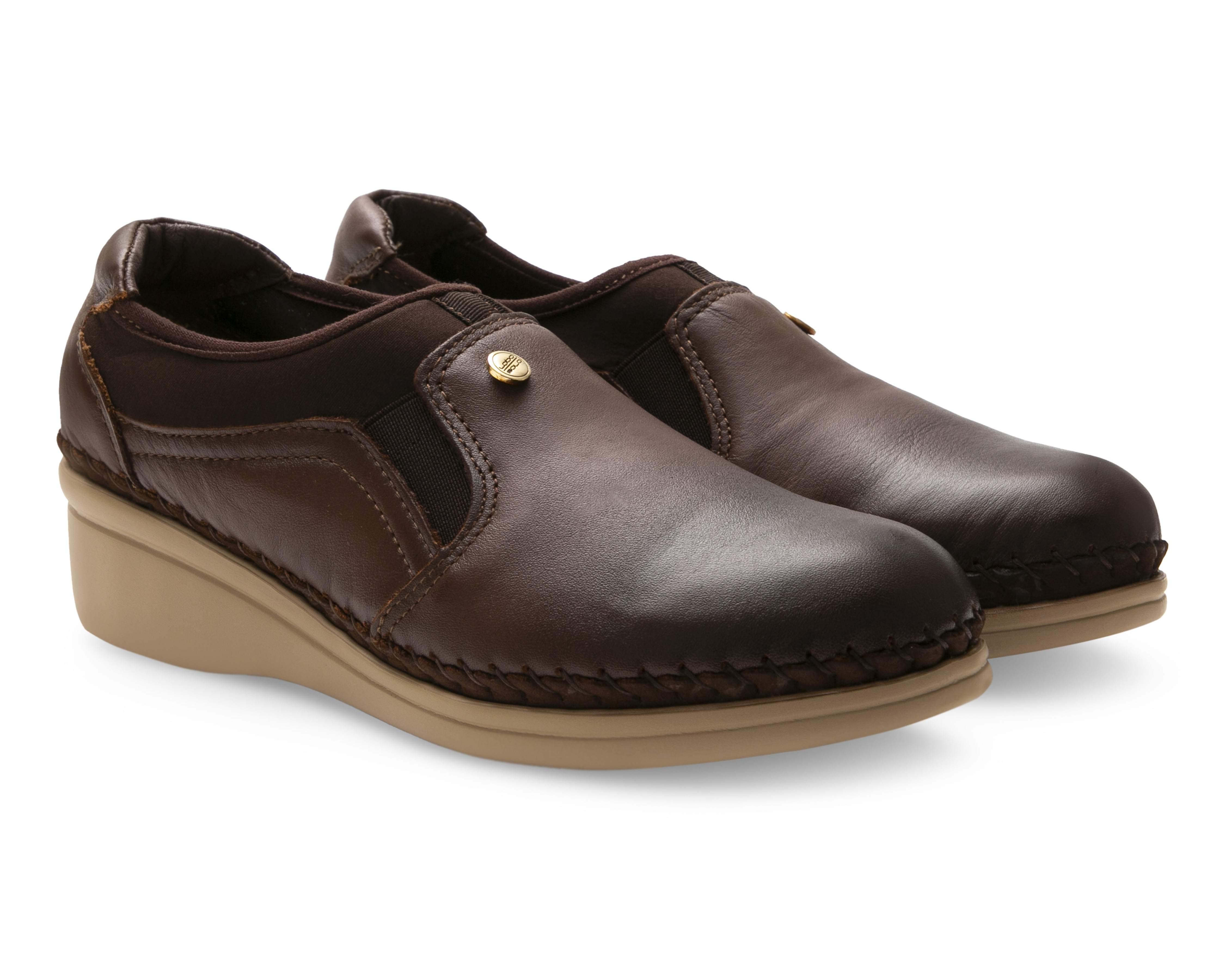 Foto 2 pulgar | Foto 1 | Zapatos Confort Lobo Solo de Piel para Mujer