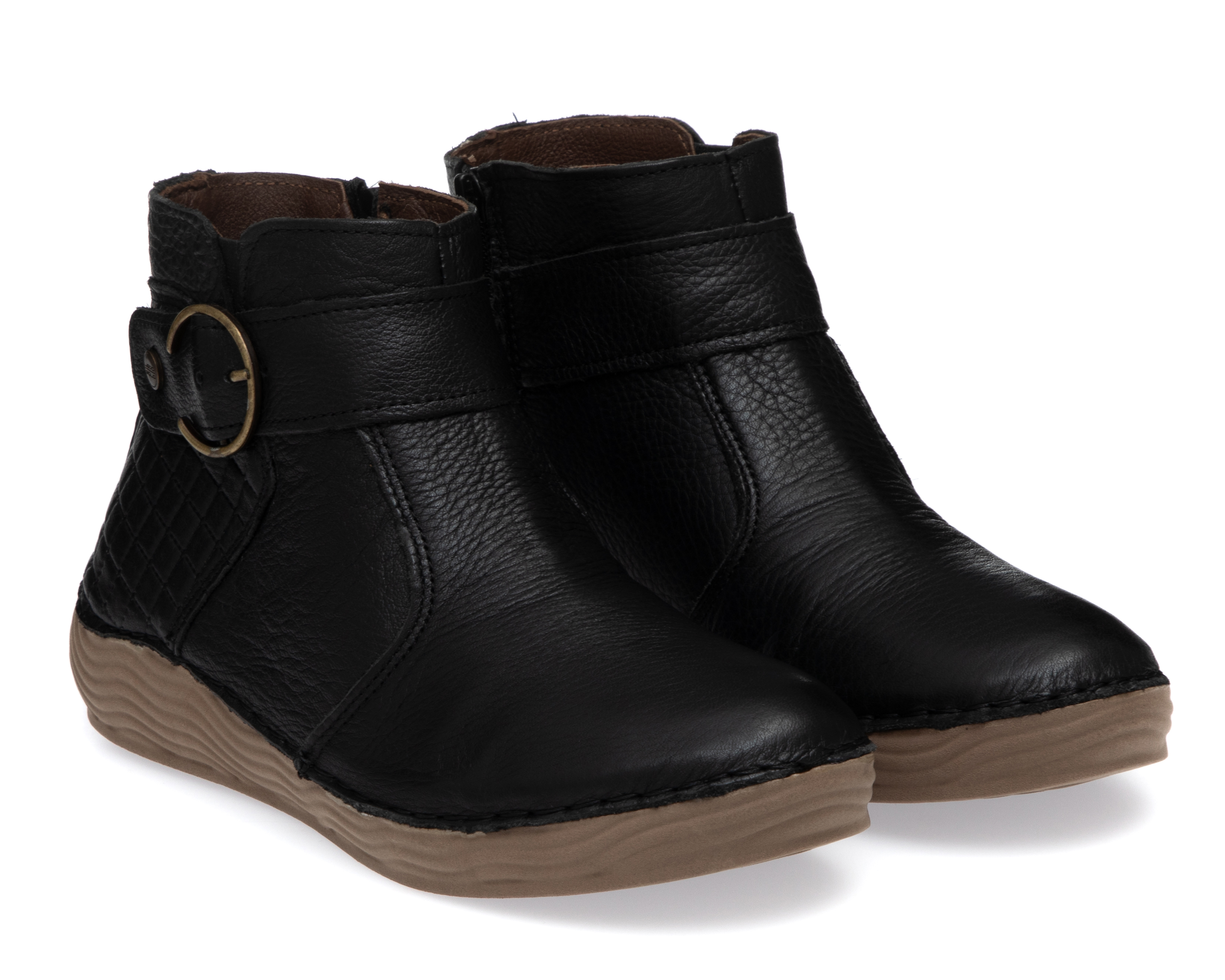 Foto 2 pulgar | Foto 1 | Botas Confort Lobo Solo de Piel para Mujer