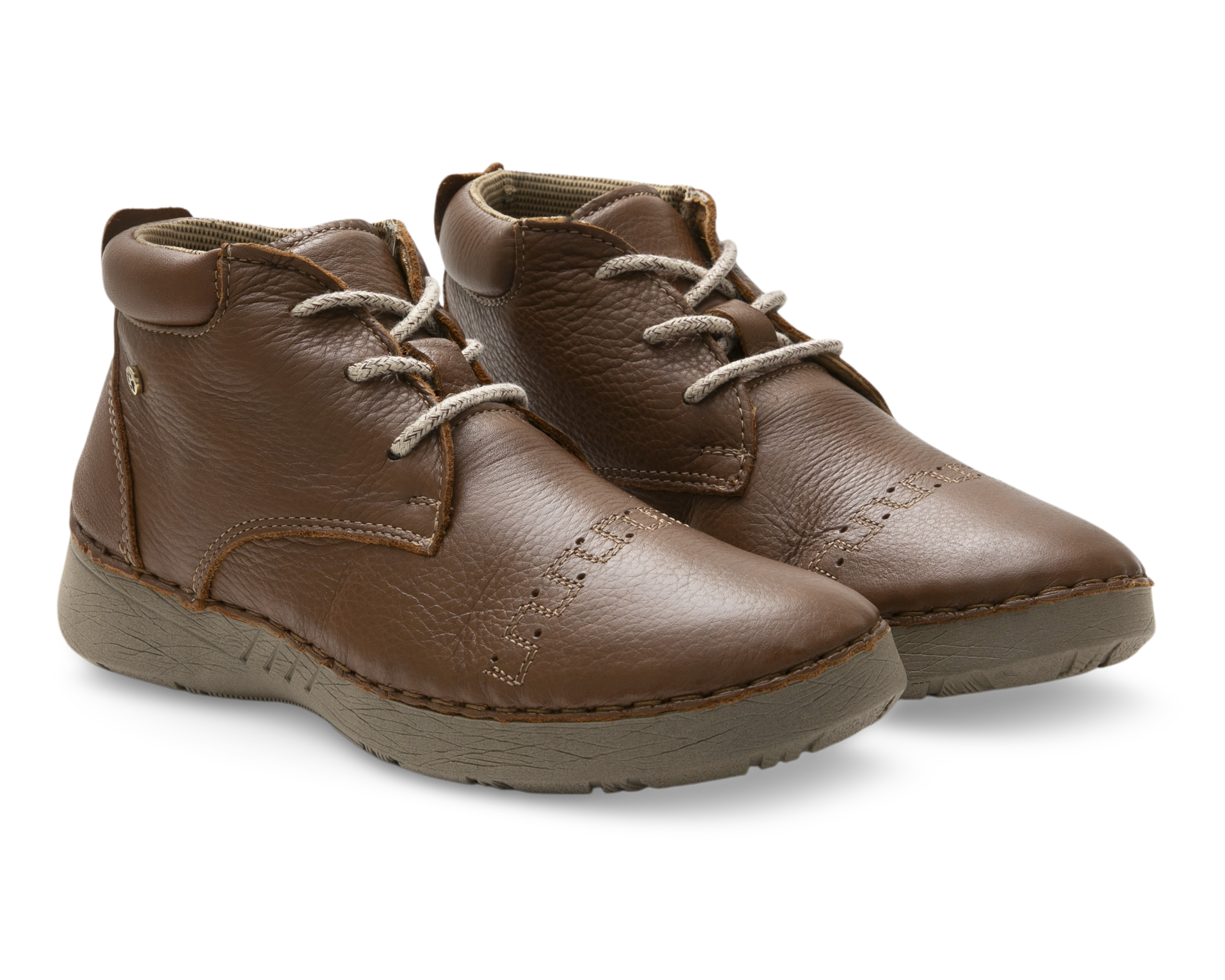 Foto 1 | Foto 1 | Botines Confort Lobo Solo de Piel para Mujer