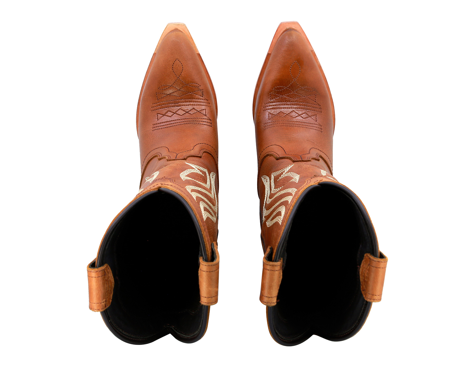 Foto 4 pulgar | Foto 3 | Botas Vaqueras Triples Boots de Piel para Mujer