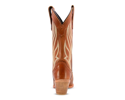 Foto 6 | Foto 6 | Botas Vaqueras Triples Boots de Piel para Mujer