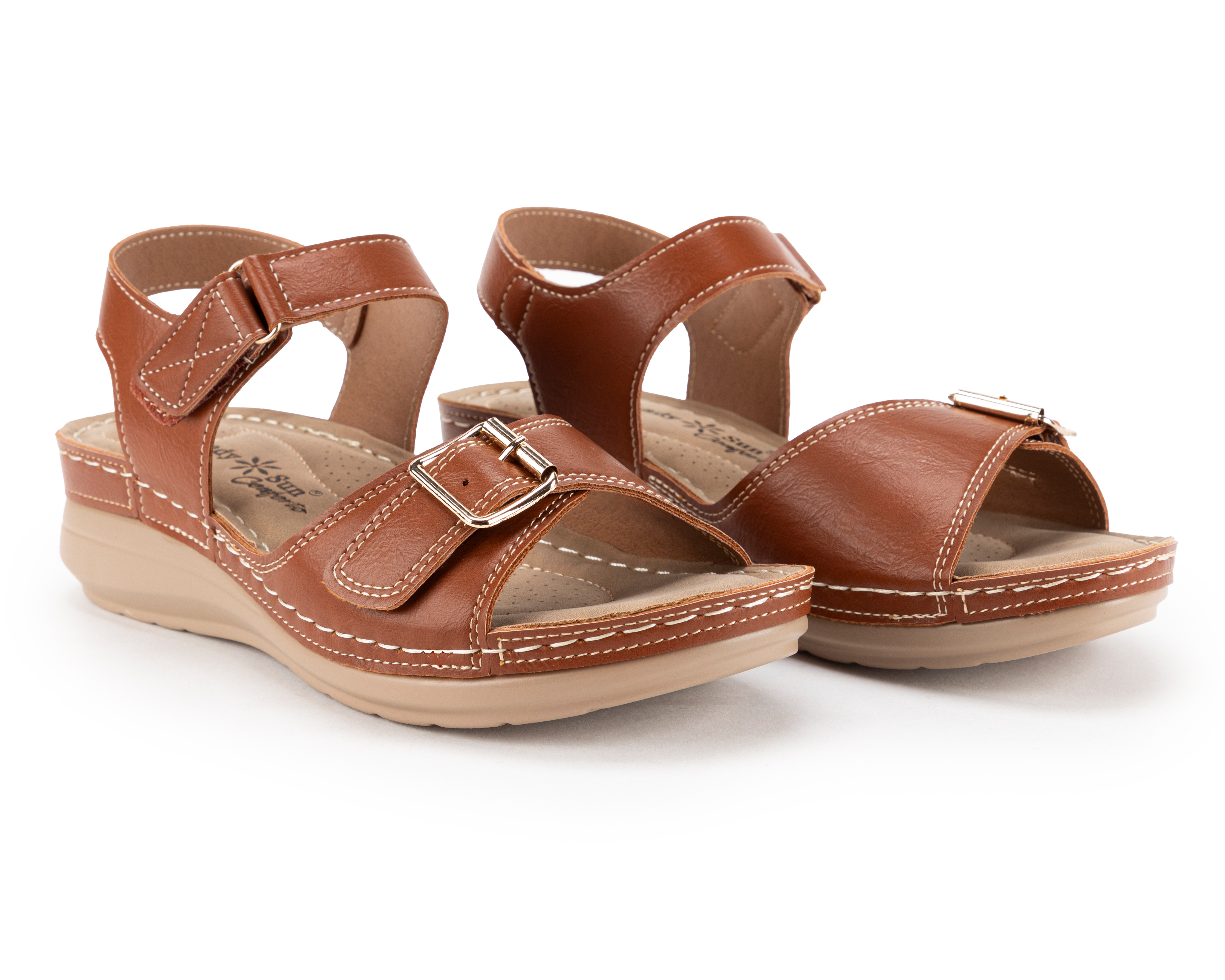 Foto 2 pulgar | Foto 1 | Sandalias Confort Lady Sun Conforto para Mujer