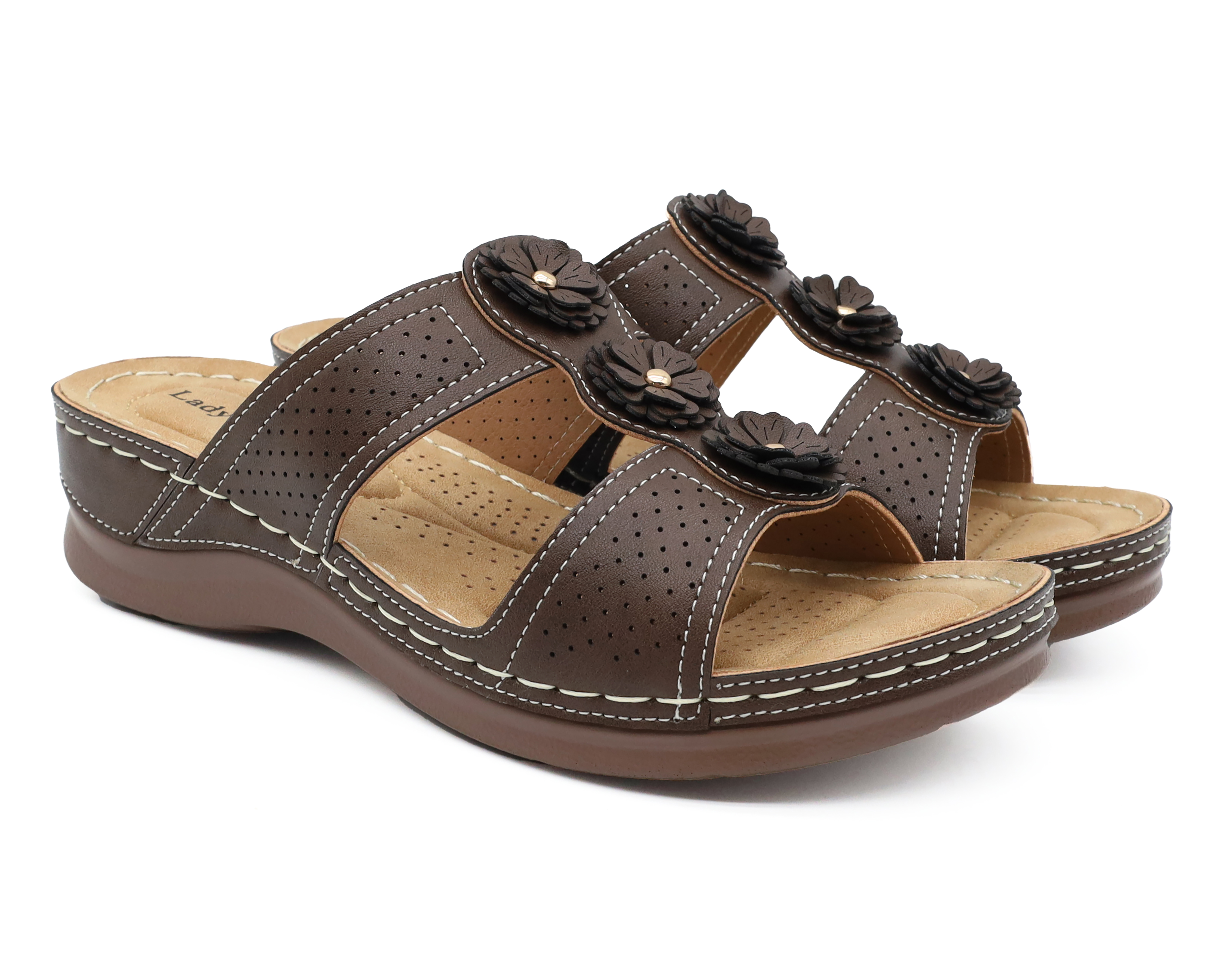 Foto 2 pulgar | Foto 1 | Sandalias Confort Lady Sun Conforto para Mujer