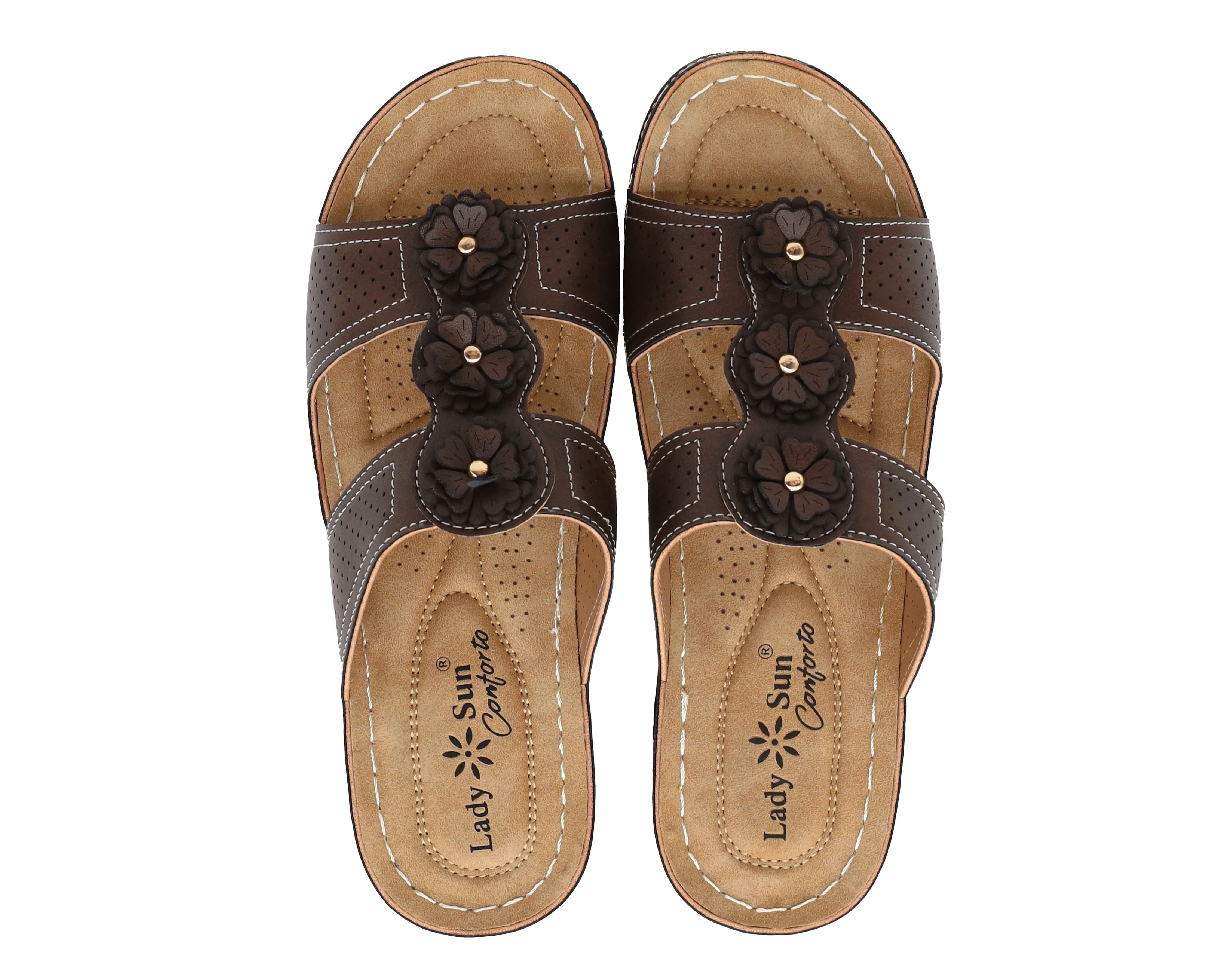 Foto 4 pulgar | Foto 3 | Sandalias Confort Lady Sun Conforto para Mujer