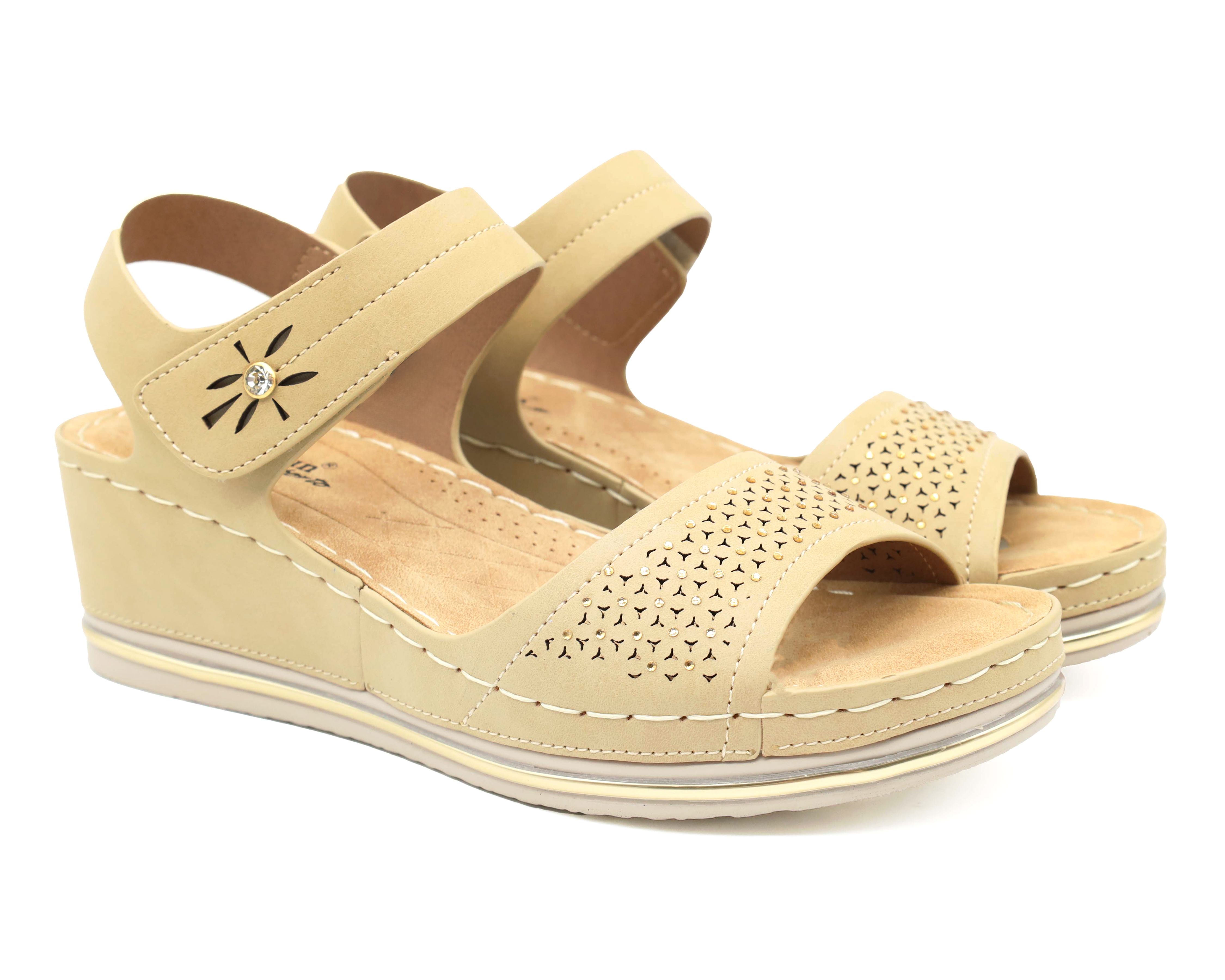 Foto 2 pulgar | Foto 1 | Sandalias Confort Lady Sun Conforto para Mujer