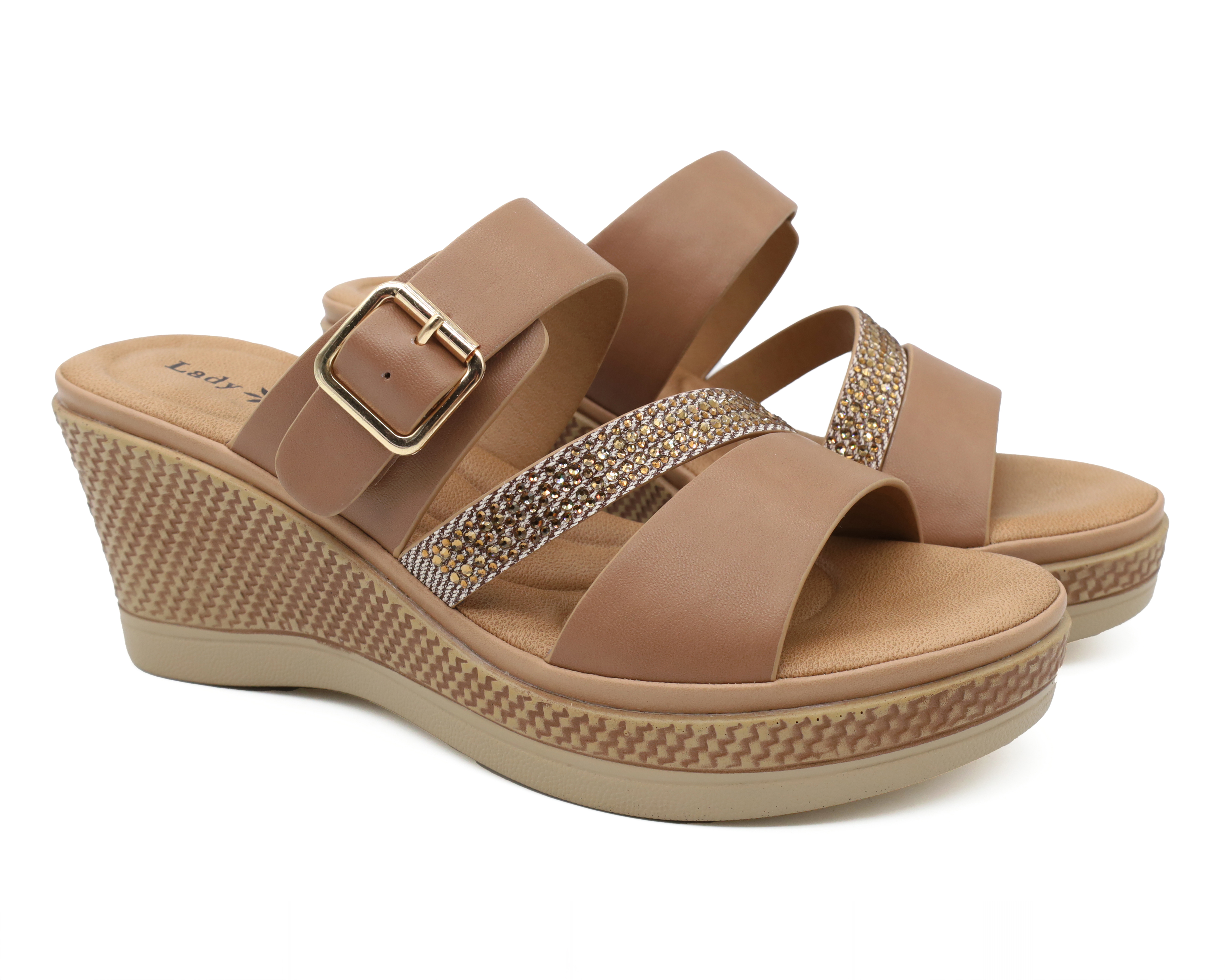 Foto 2 pulgar | Foto 1 | Sandalias Confort Lady Sun Conforto para Mujer