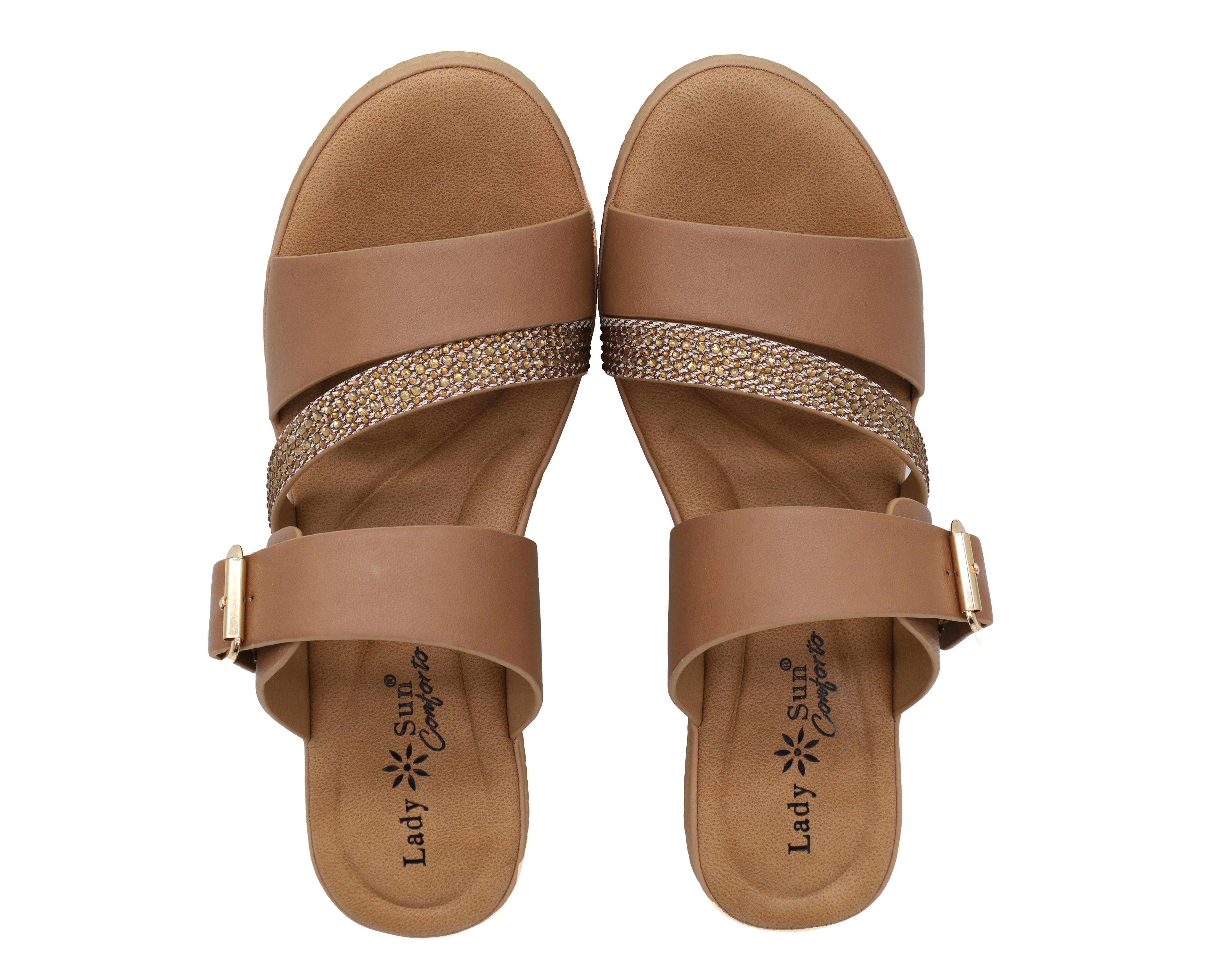 Foto 4 pulgar | Foto 3 | Sandalias Confort Lady Sun Conforto para Mujer