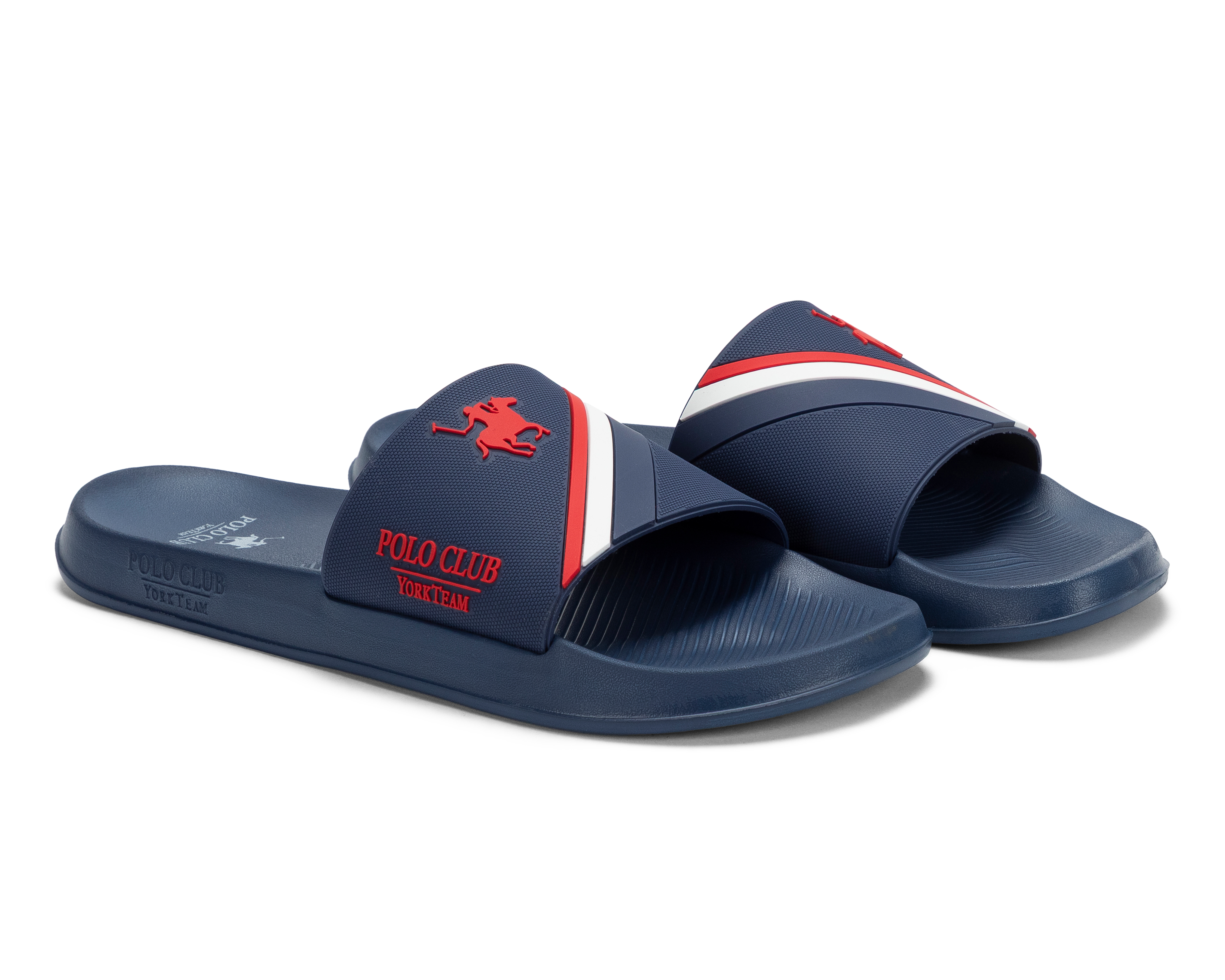 Foto 2 pulgar | Foto 1 | Sandalias de Playa York Team Polo Club para Hombre