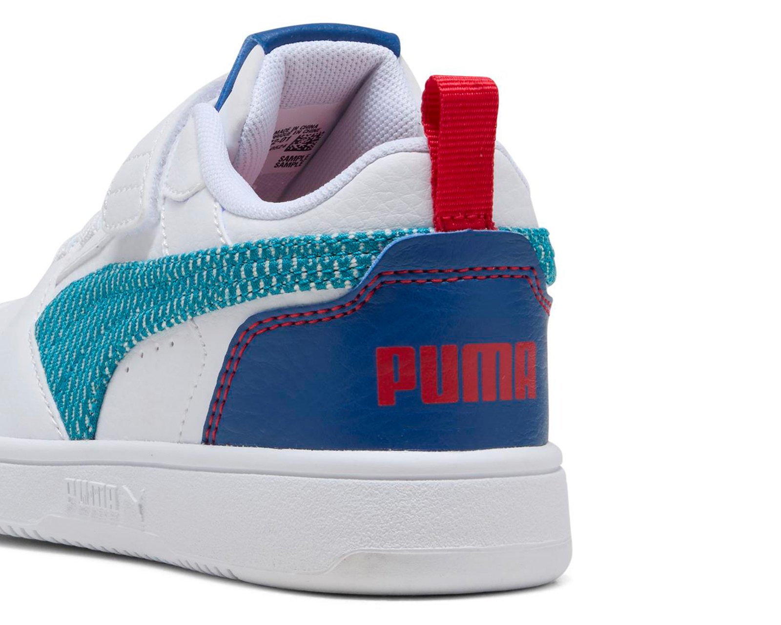 Foto 7 pulgar | Foto 6 | Tenis Casuales Puma Rebound V6 Lo Run Fun Ac+ Ps para Niño