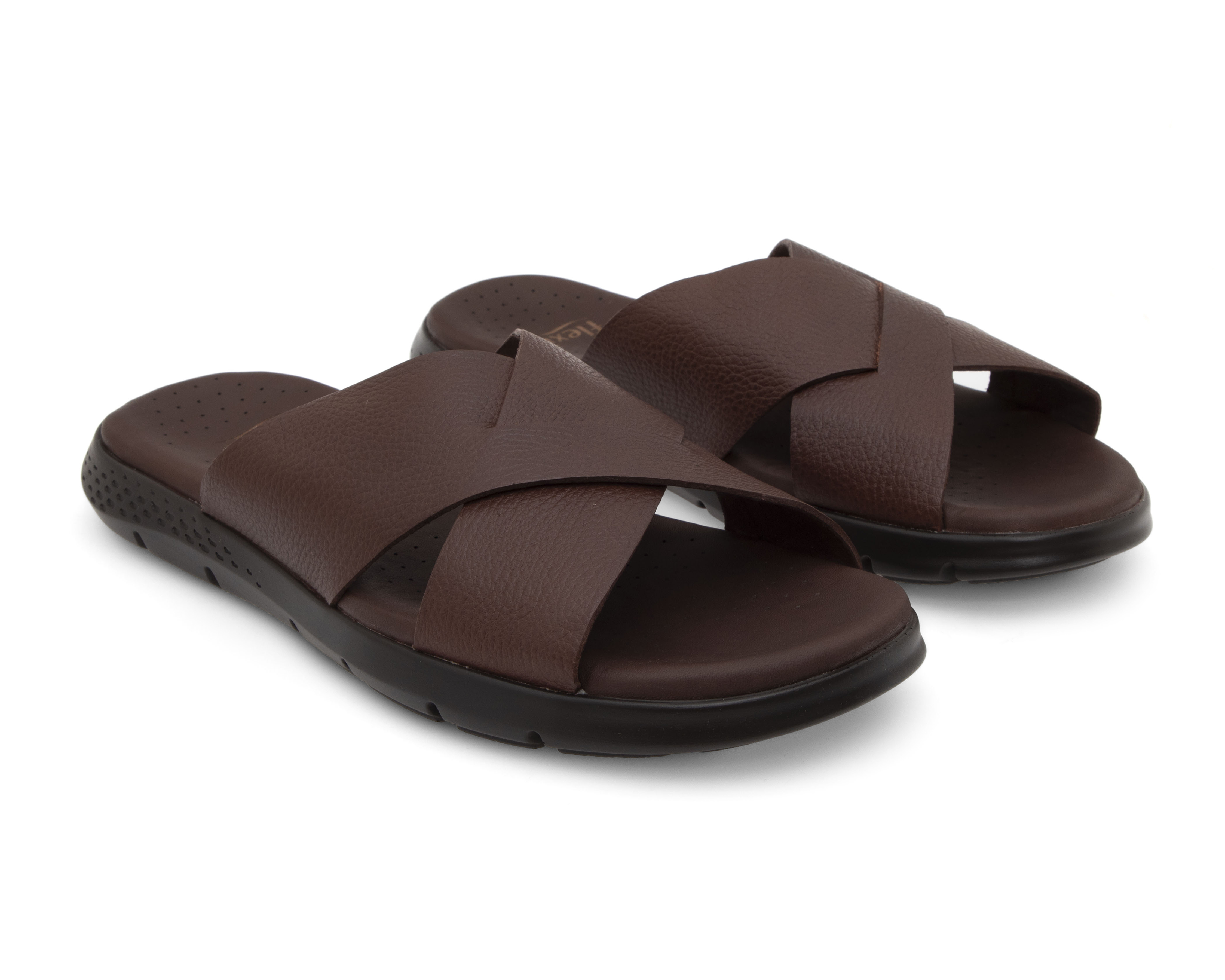 Foto 2 pulgar | Foto 1 | Sandalias Casuales Flexi de Piel para Hombre