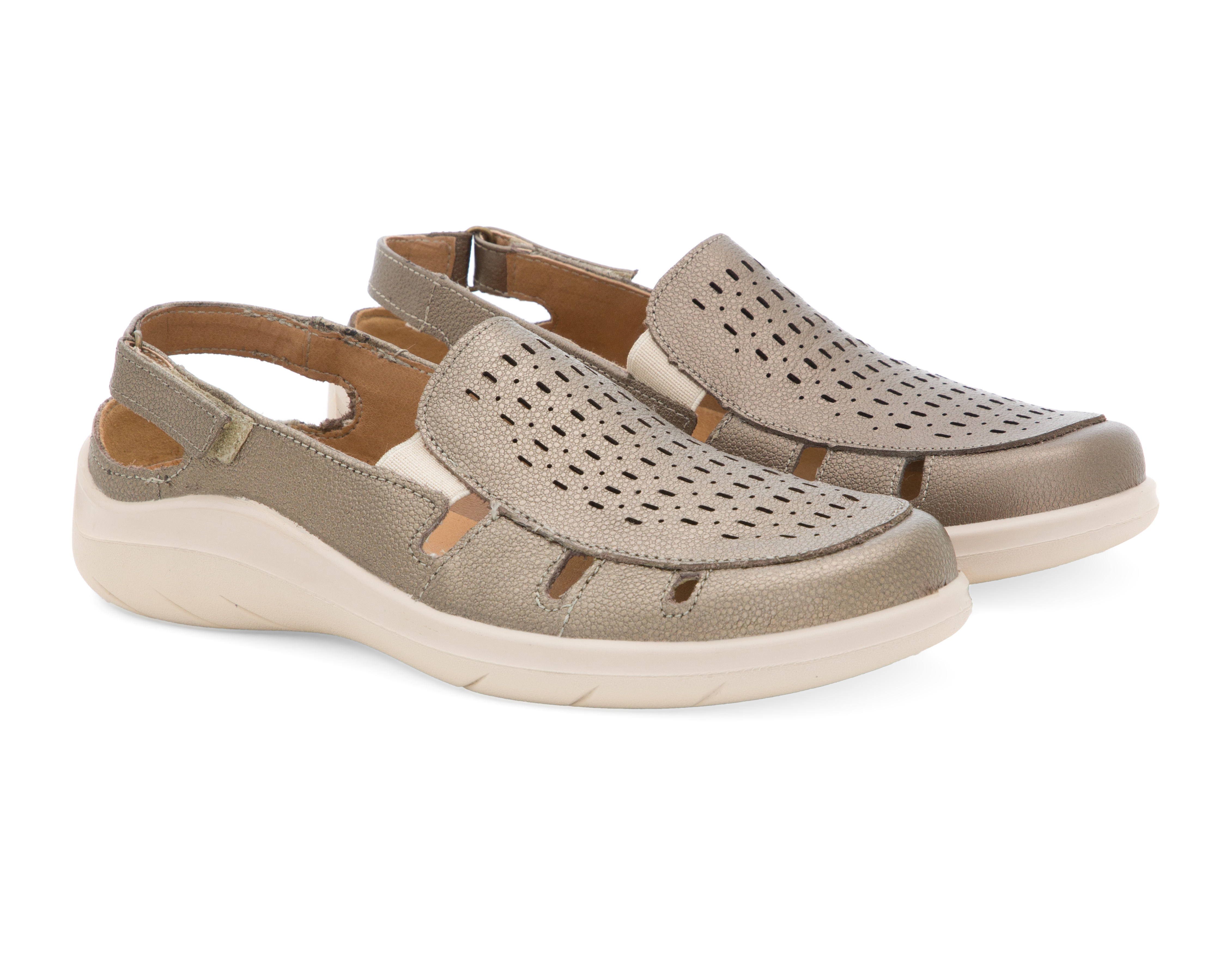 Zapatos Confort Flexi de Piel para Mujer