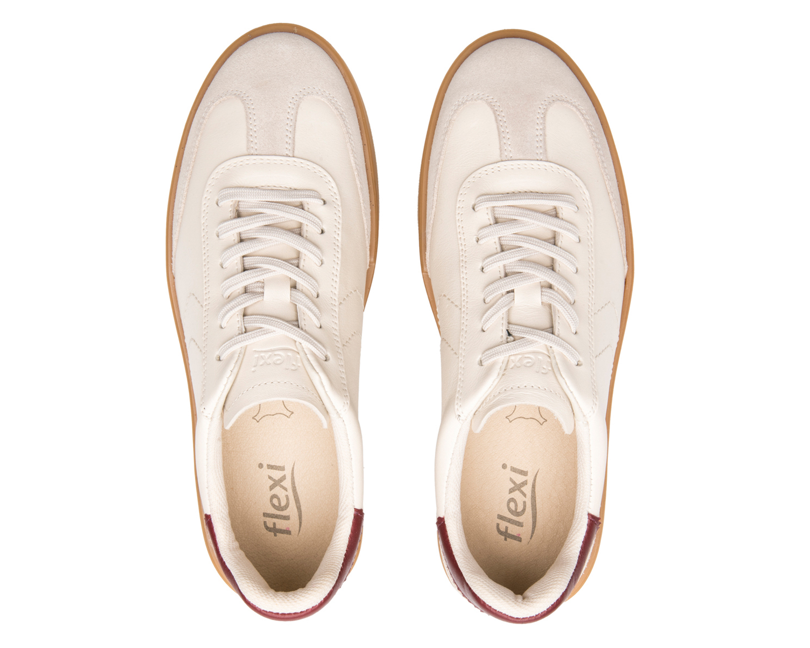 Foto 4 pulgar | Foto 3 | Tenis Casuales Flexi de Piel para Mujer