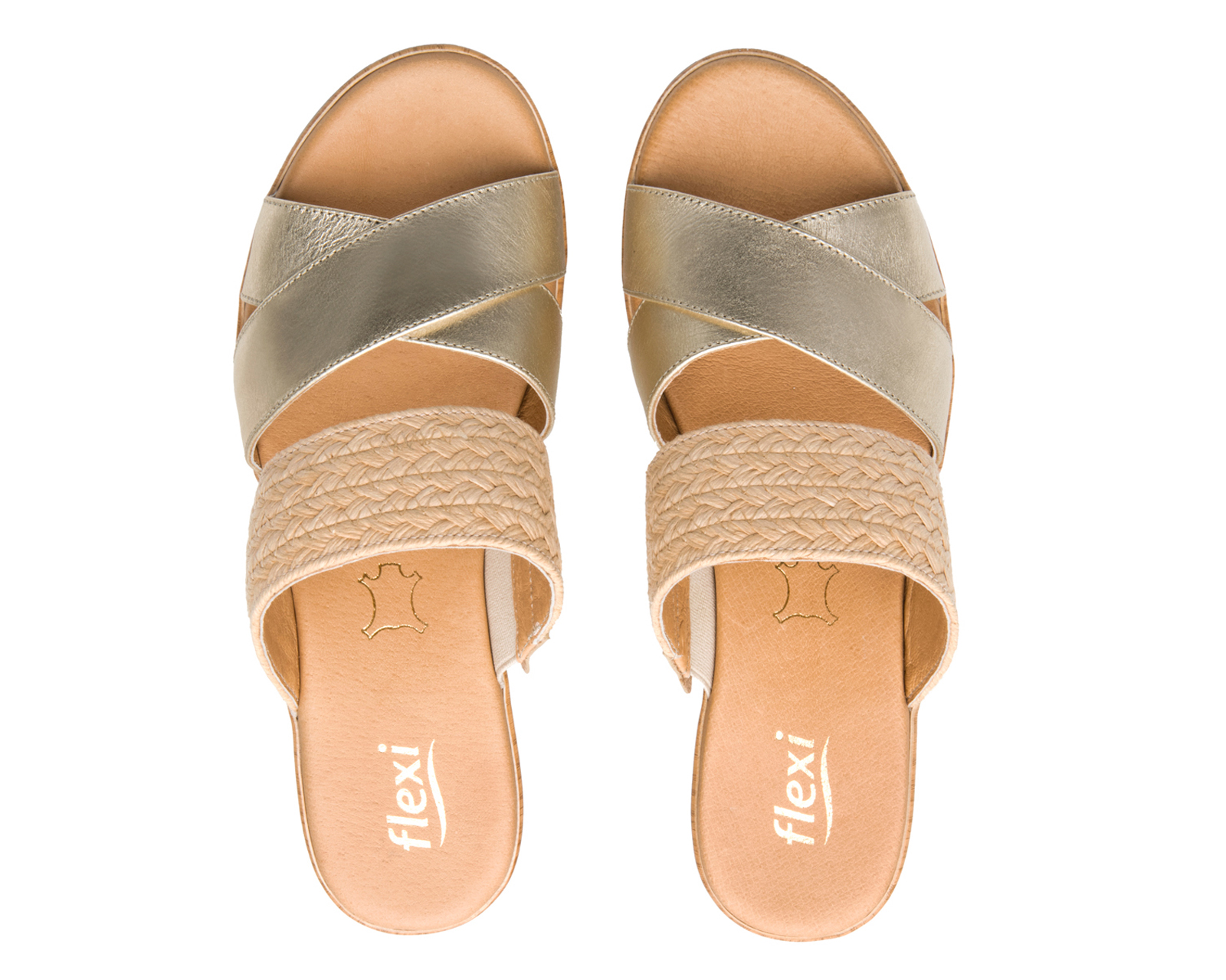 Foto 3 | Foto 3 | Sandalias Confort Flexi de Piel para Mujer