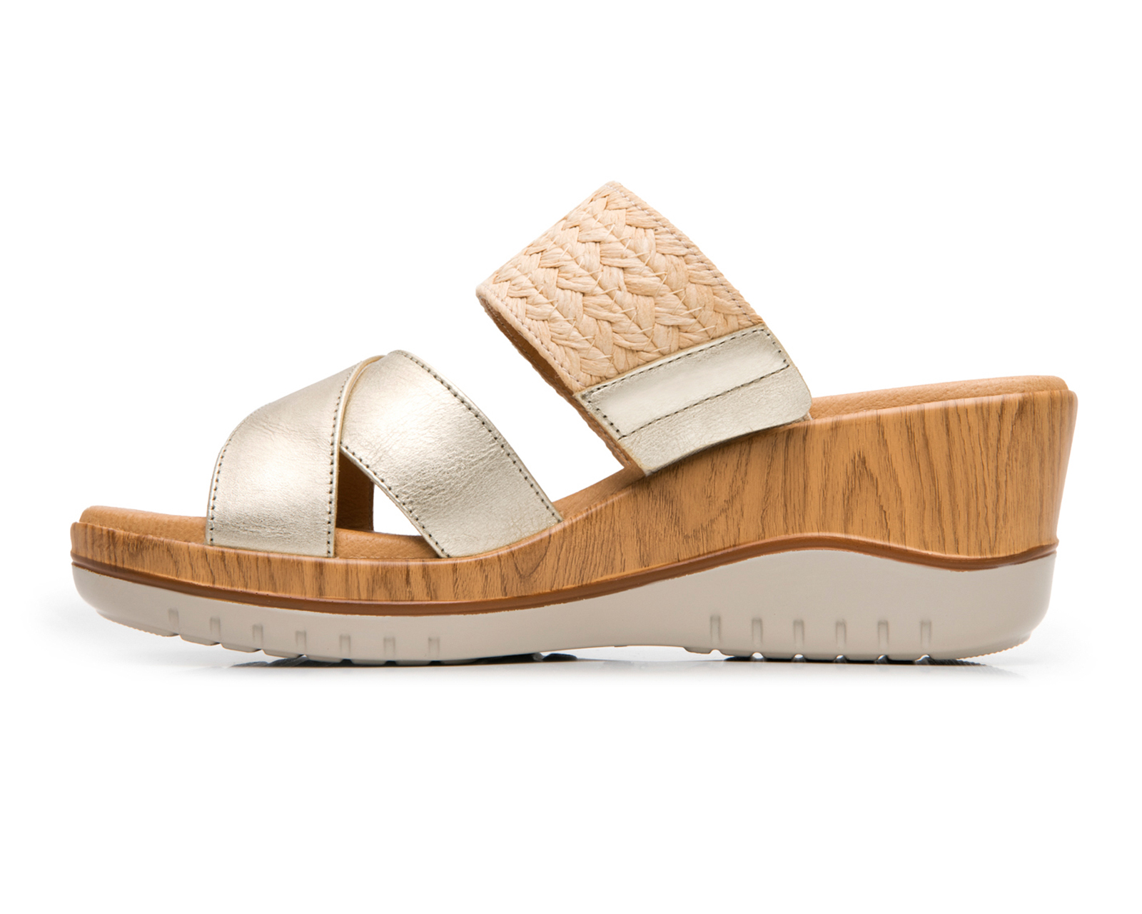 Foto 5 pulgar | Foto 4 | Sandalias Confort Flexi de Piel para Mujer