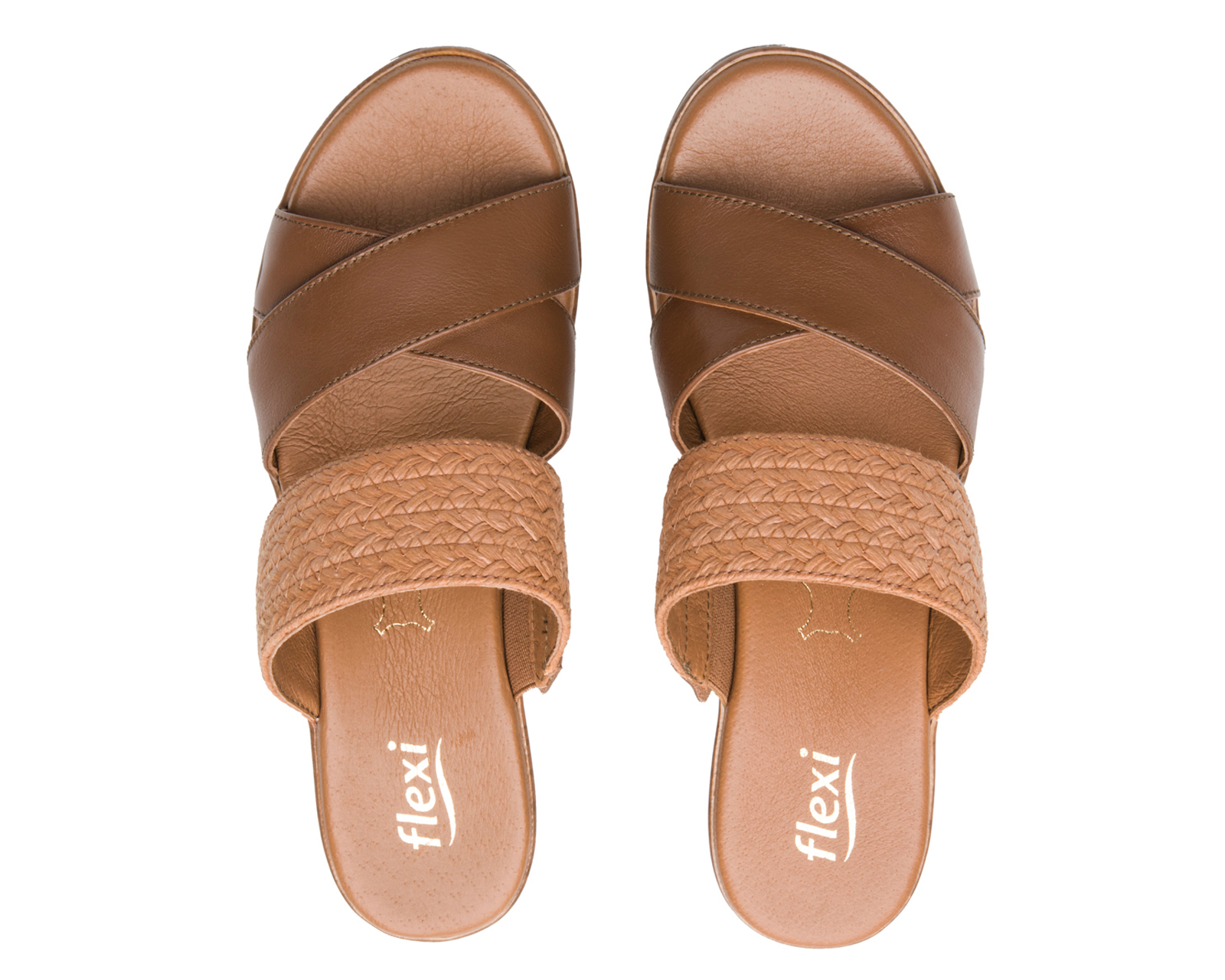 Foto 4 pulgar | Foto 3 | Sandalias Confort Flexi de Piel para Mujer