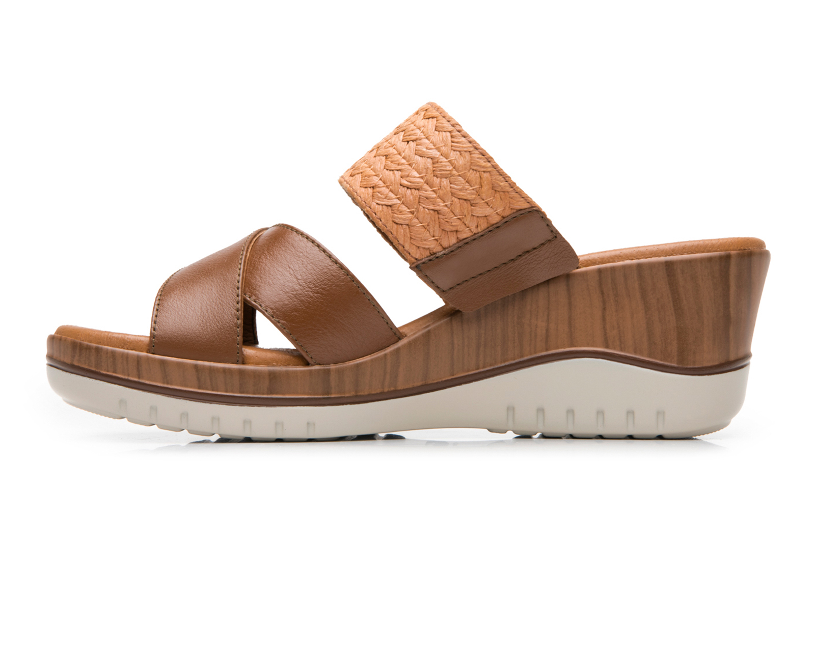 Foto 5 pulgar | Foto 4 | Sandalias Confort Flexi de Piel para Mujer