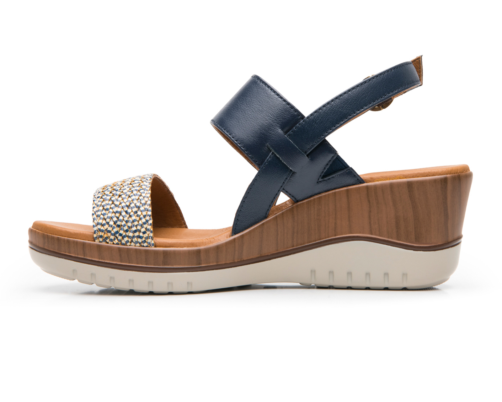 Foto 5 pulgar | Foto 4 | Sandalias Confort Flexi de Piel para Mujer