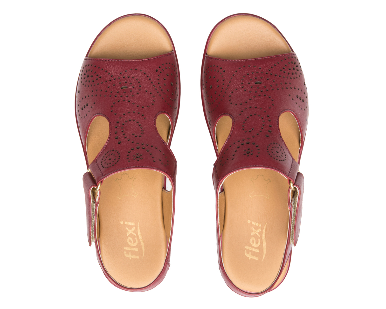 Foto 3 | Foto 3 | Sandalias Casuales Flexi de Piel para Mujer