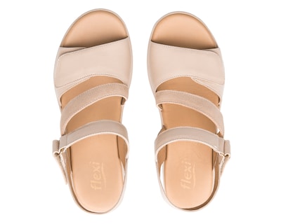 Foto 3 | Foto 3 | Sandalias Confort Flexi de Piel para Mujer