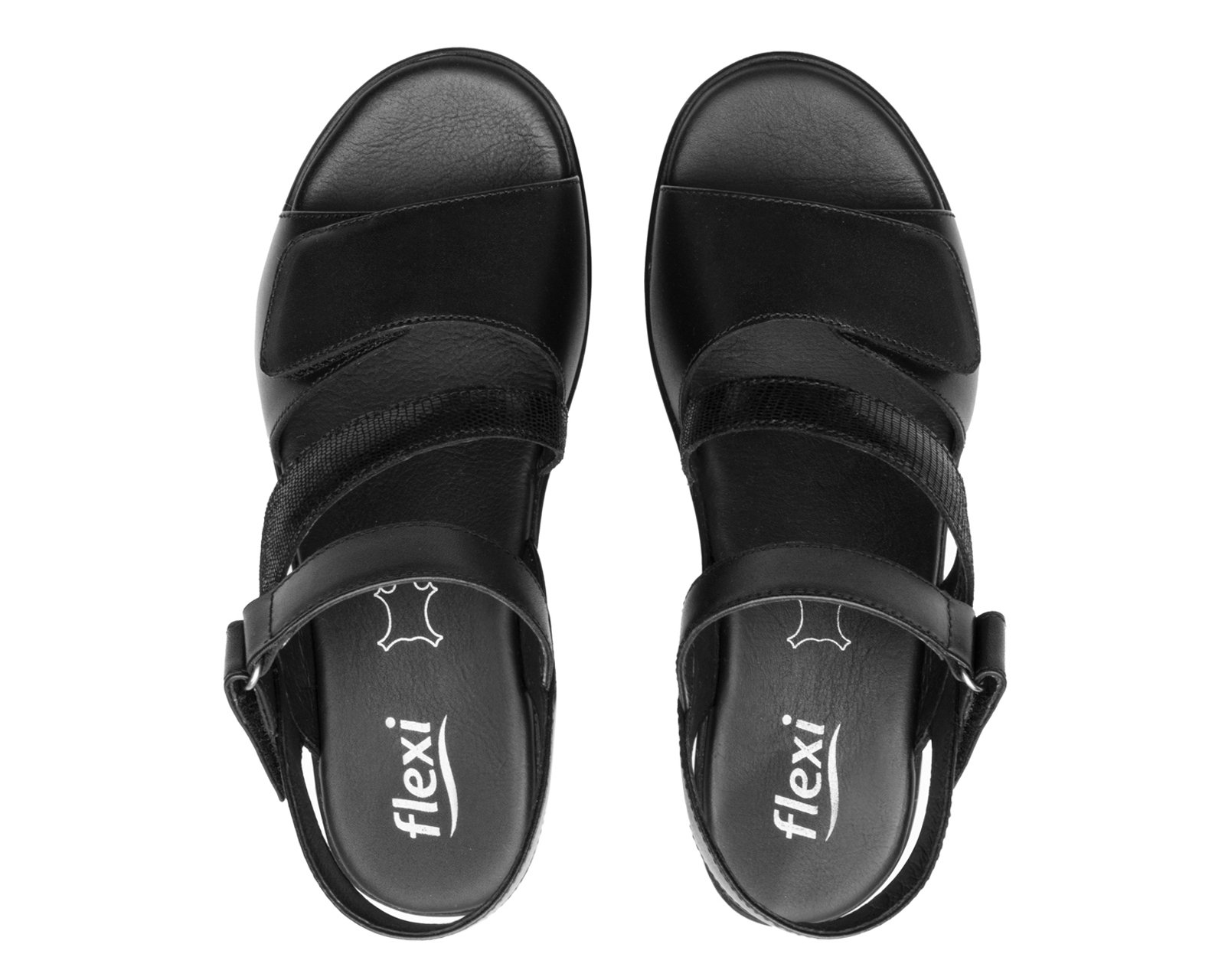 Foto 4 pulgar | Foto 3 | Sandalias Confort Flexi de Piel para Mujer