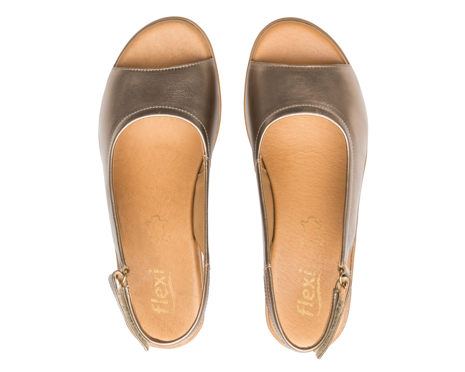 Foto 3 | Foto 3 | Sandalias Confort Flexi de Piel para Mujer