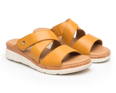 Foto 1 | Foto 1 | Sandalias Confort Flexi de Piel para Mujer