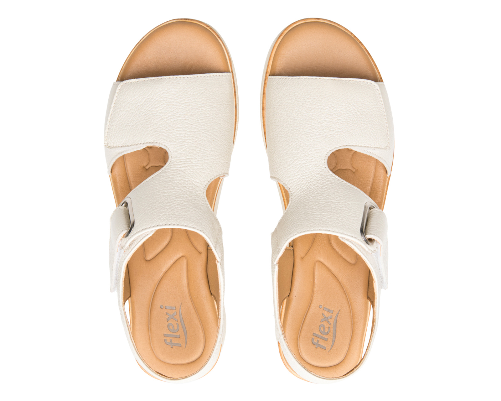 Foto 4 pulgar | Foto 3 | Sandalias Confort Flexi de Piel para Mujer