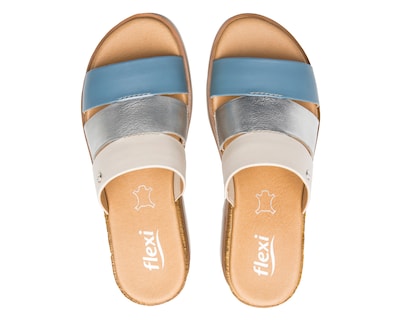 Foto 3 | Foto 3 | Sandalias Casuales Flexi de Piel para Mujer