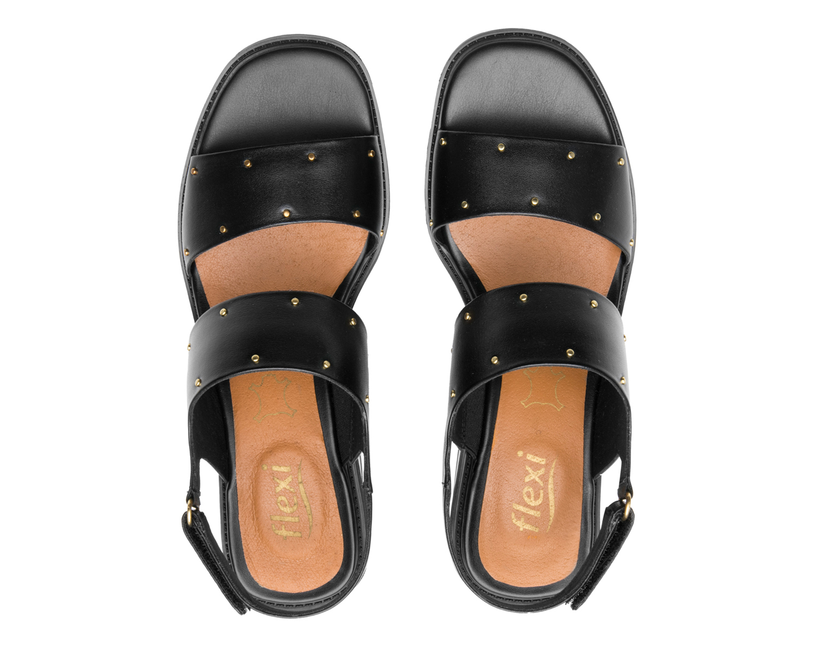 Foto 4 pulgar | Foto 3 | Sandalias de Tacón Flexi de Piel para Mujer