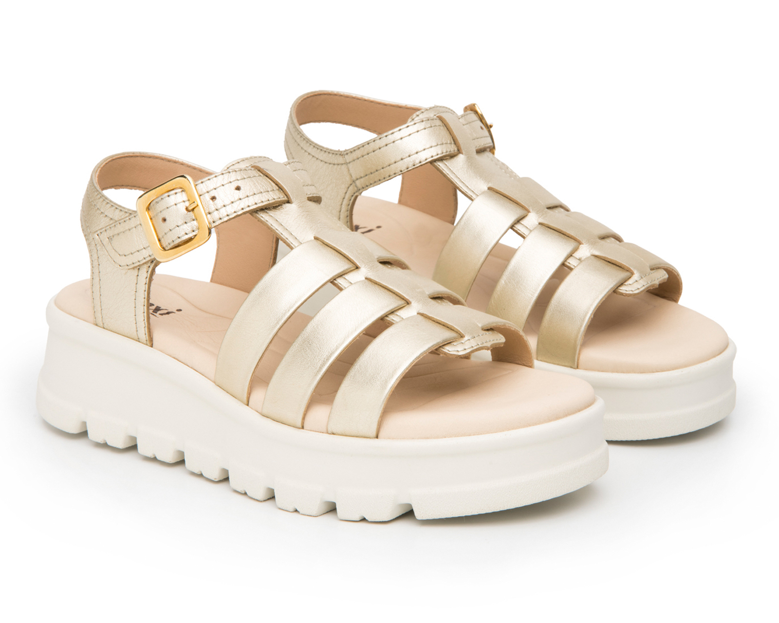 Foto 1 | Foto 1 | Sandalias Casuales Flexi de Piel para Mujer