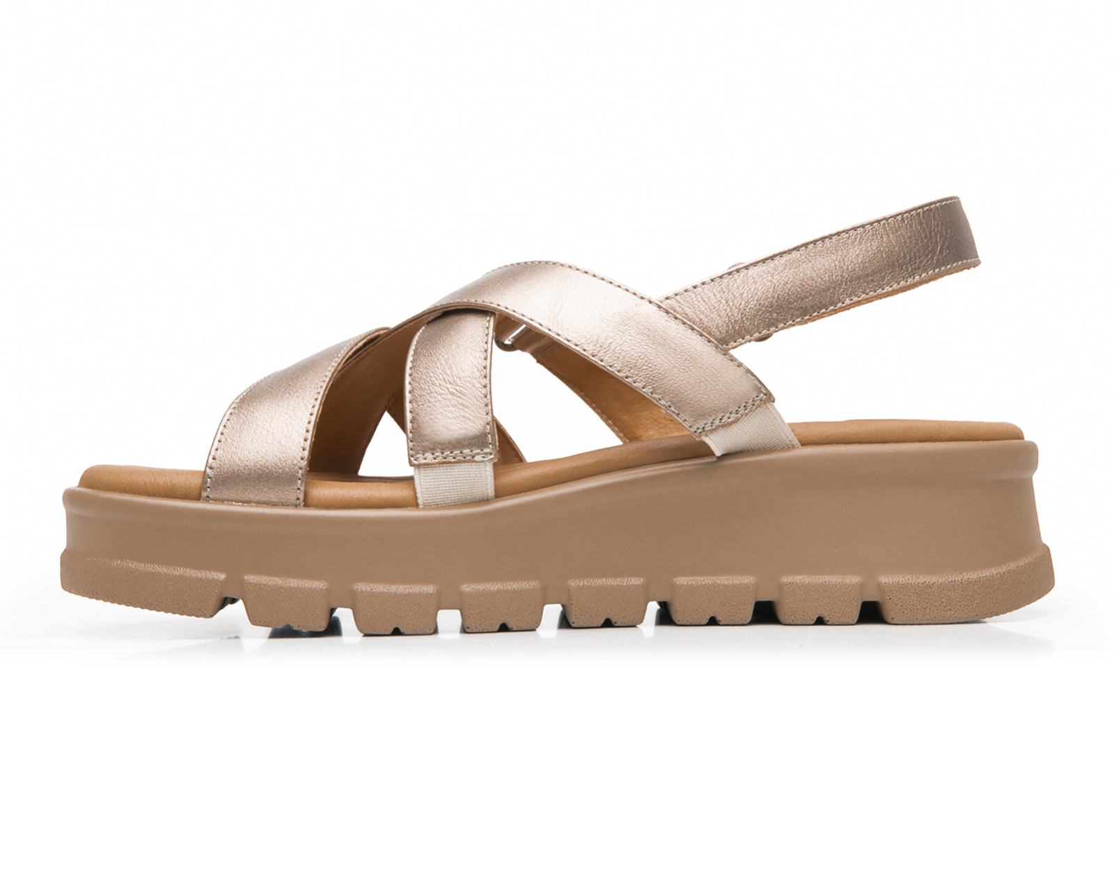Foto 5 pulgar | Foto 4 | Sandalias Casuales Flexi de Piel para Mujer