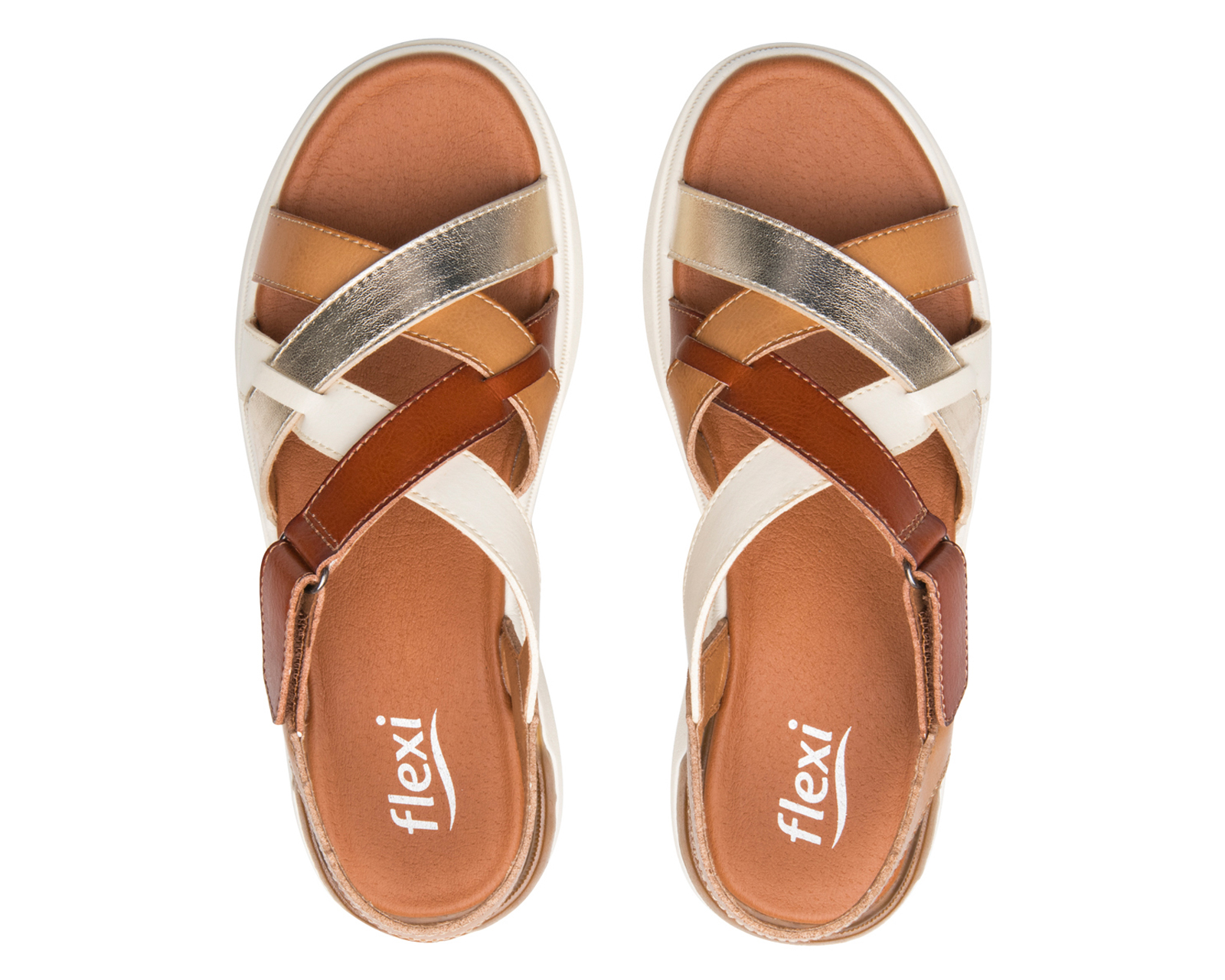 Foto 4 pulgar | Foto 3 | Sandalias Confort Flexi para Mujer