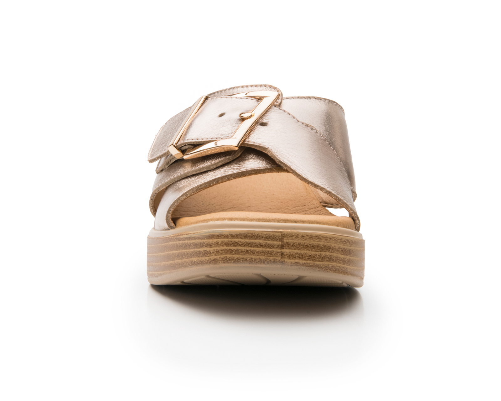 Foto 5 | Foto 5 | Sandalias de Tacón Flexi de Piel para Mujer