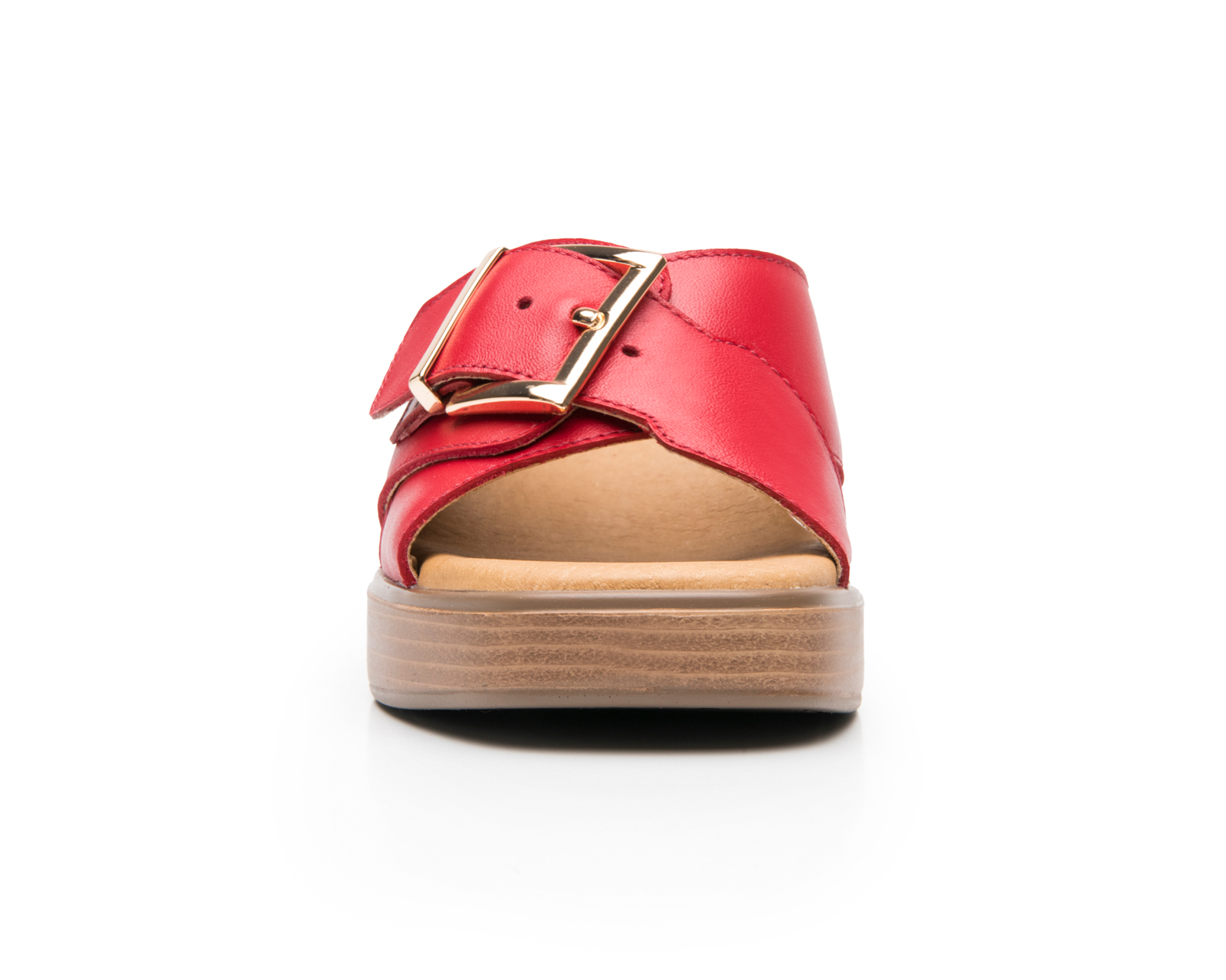 Foto 5 | Foto 5 | Sandalias de Tacón Flexi de Piel para Mujer