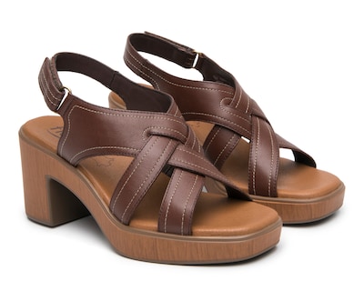 Foto 1 | Foto 1 | Sandalias Confort Flexi de Piel para Mujer
