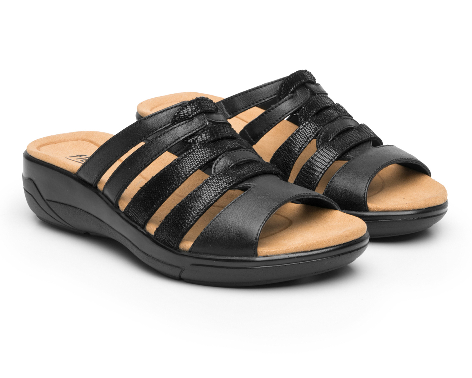 Foto 1 | Foto 1 | Sandalias Confort Flexi de Piel para Mujer