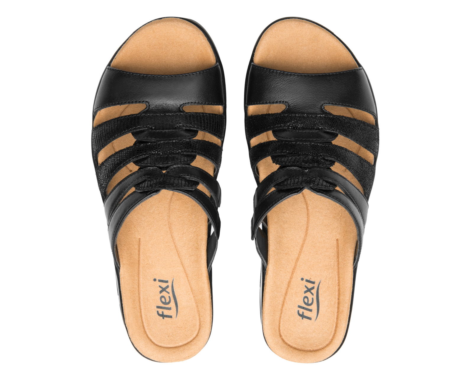 Foto 3 | Foto 3 | Sandalias Confort Flexi de Piel para Mujer