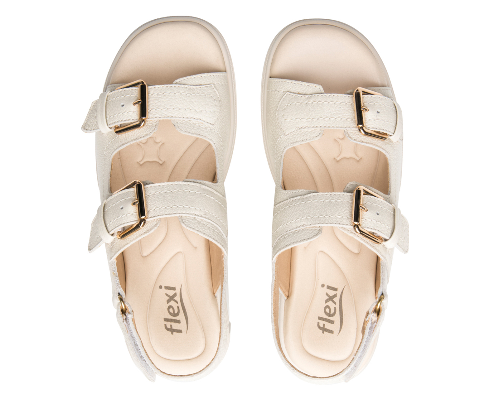 Foto 4 pulgar | Foto 3 | Sandalias Confort Flexi de Piel para Mujer