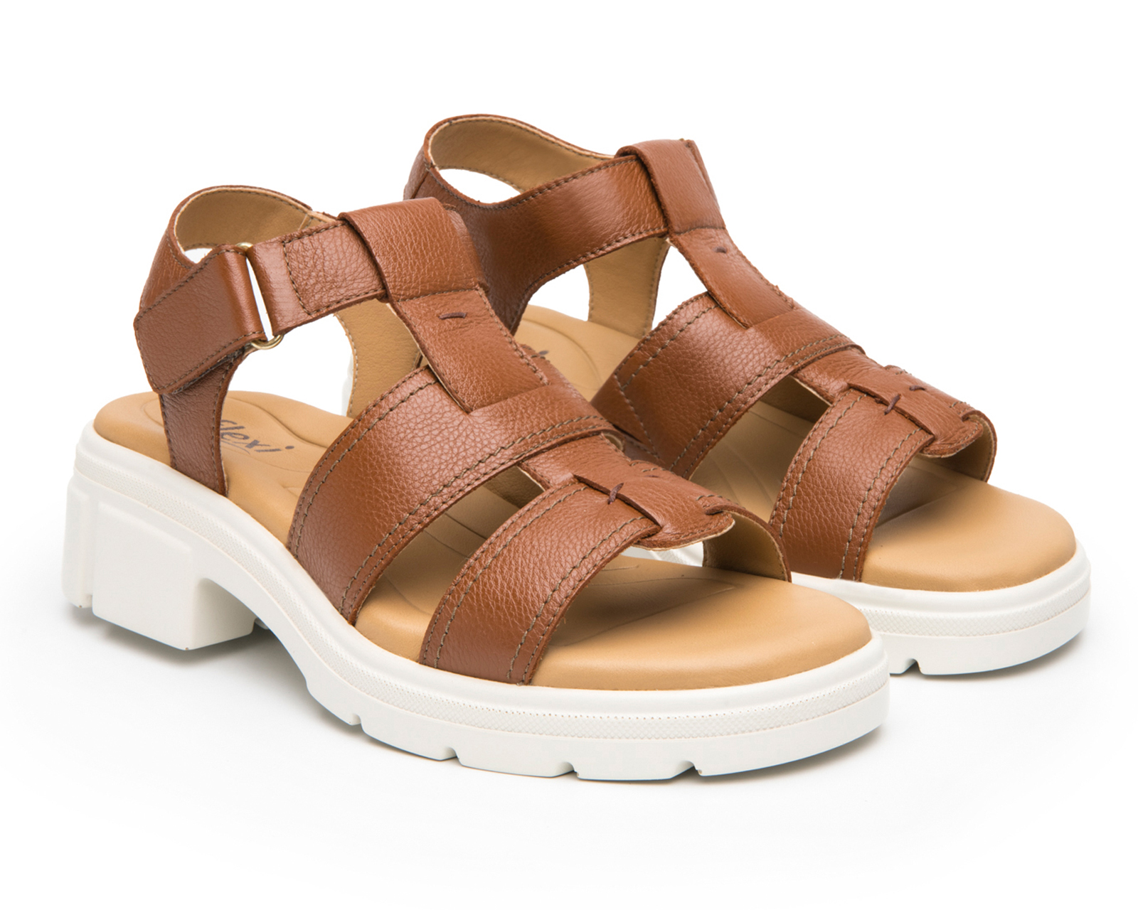Foto 2 pulgar | Foto 1 | Sandalias Casuales Flexi de Piel para Mujer