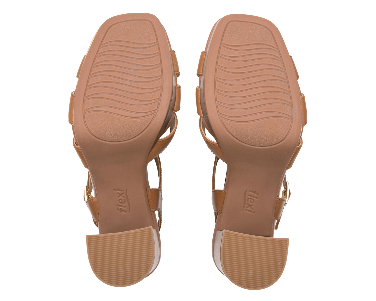 Foto 3 pulgar | Foto 2 | Sandalias de Tacón Flexi de Piel para Mujer