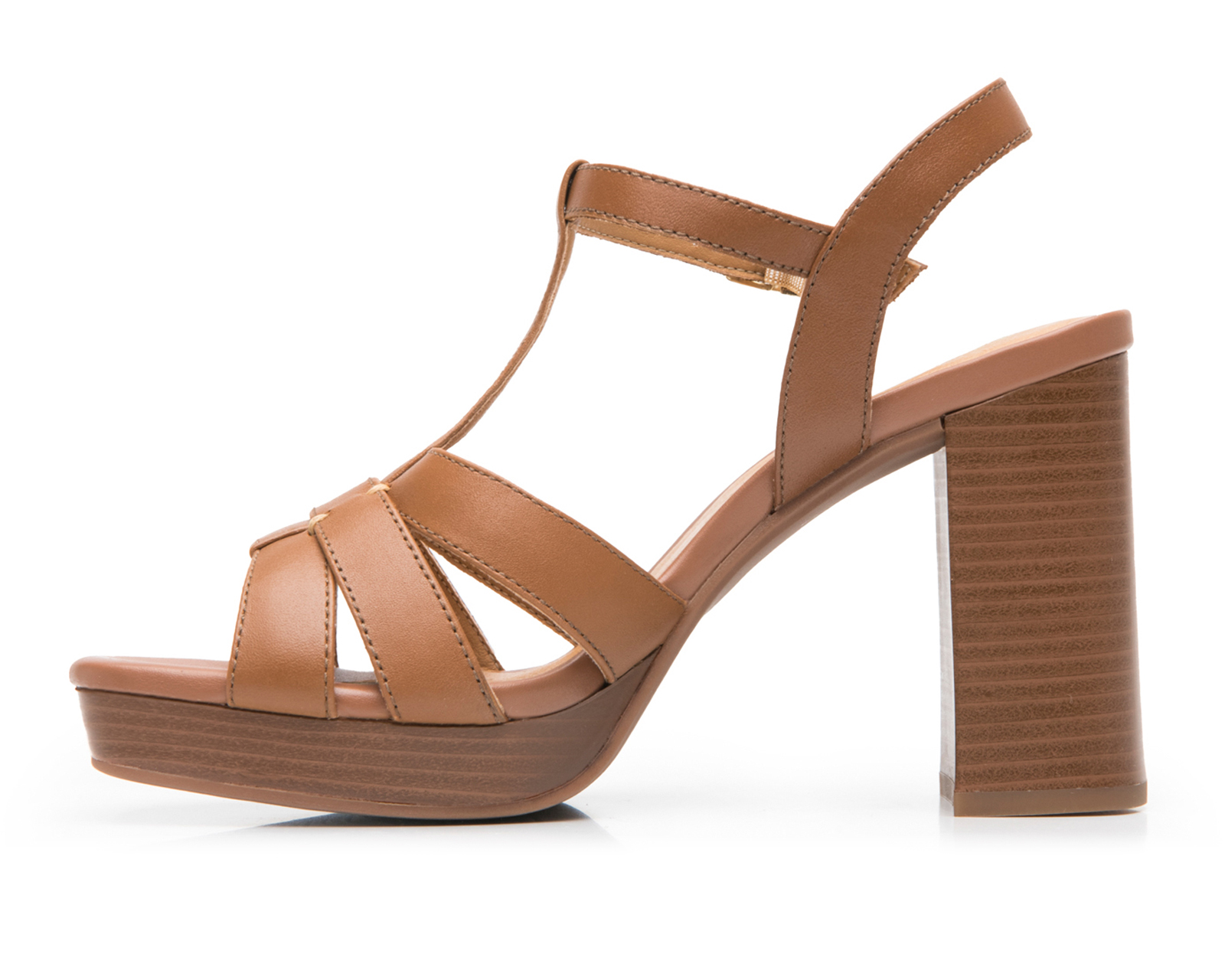 Foto 5 pulgar | Foto 4 | Sandalias de Tacón Flexi de Piel para Mujer