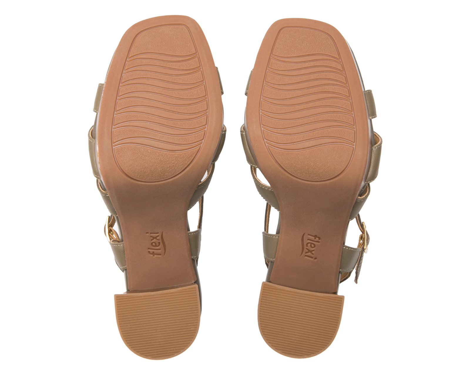 Foto 3 pulgar | Foto 2 | Sandalias de Tacón Flexi de Piel para Mujer