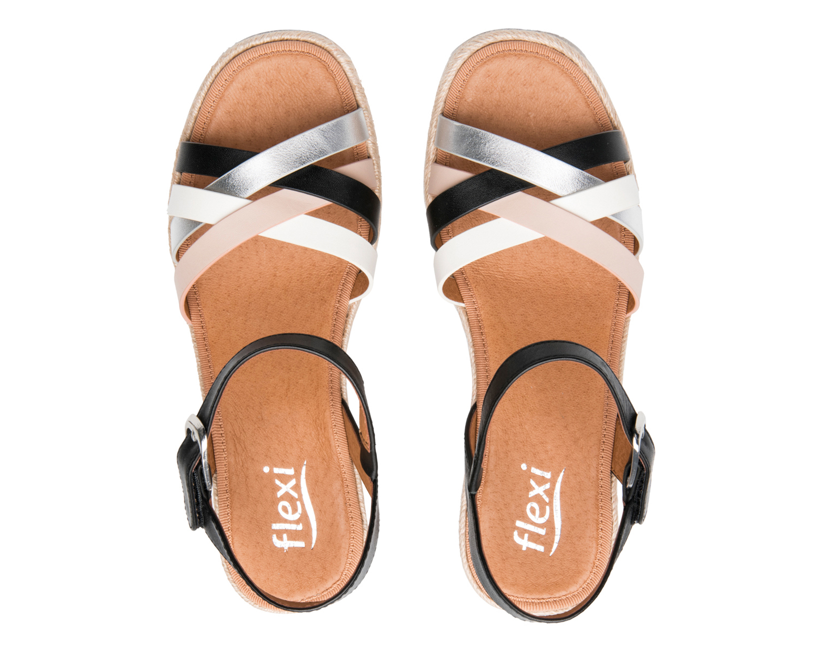 Foto 4 pulgar | Foto 3 | Sandalias Confort Flexi de Piel para Mujer