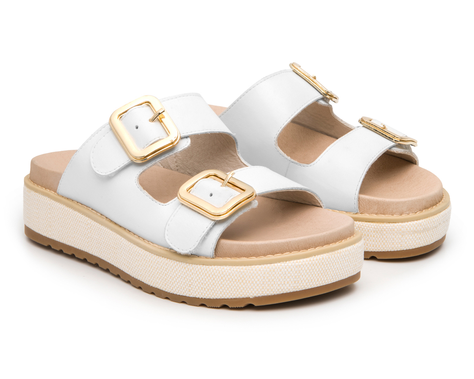 Foto 2 pulgar | Foto 1 | Sandalias Casuales Flexi de Piel para Mujer