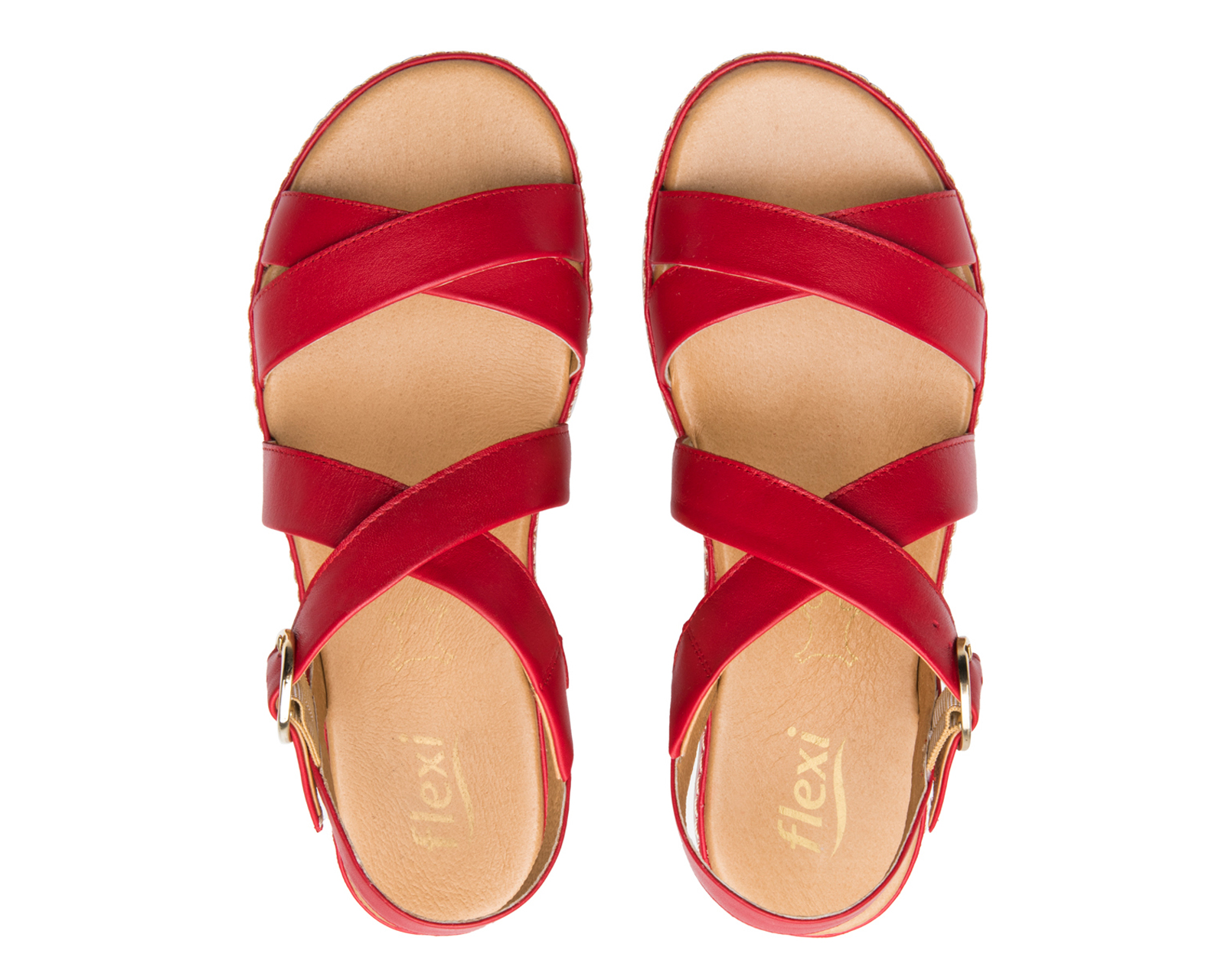 Foto 4 pulgar | Foto 3 | Sandalias Confort Flexi de Piel para Mujer