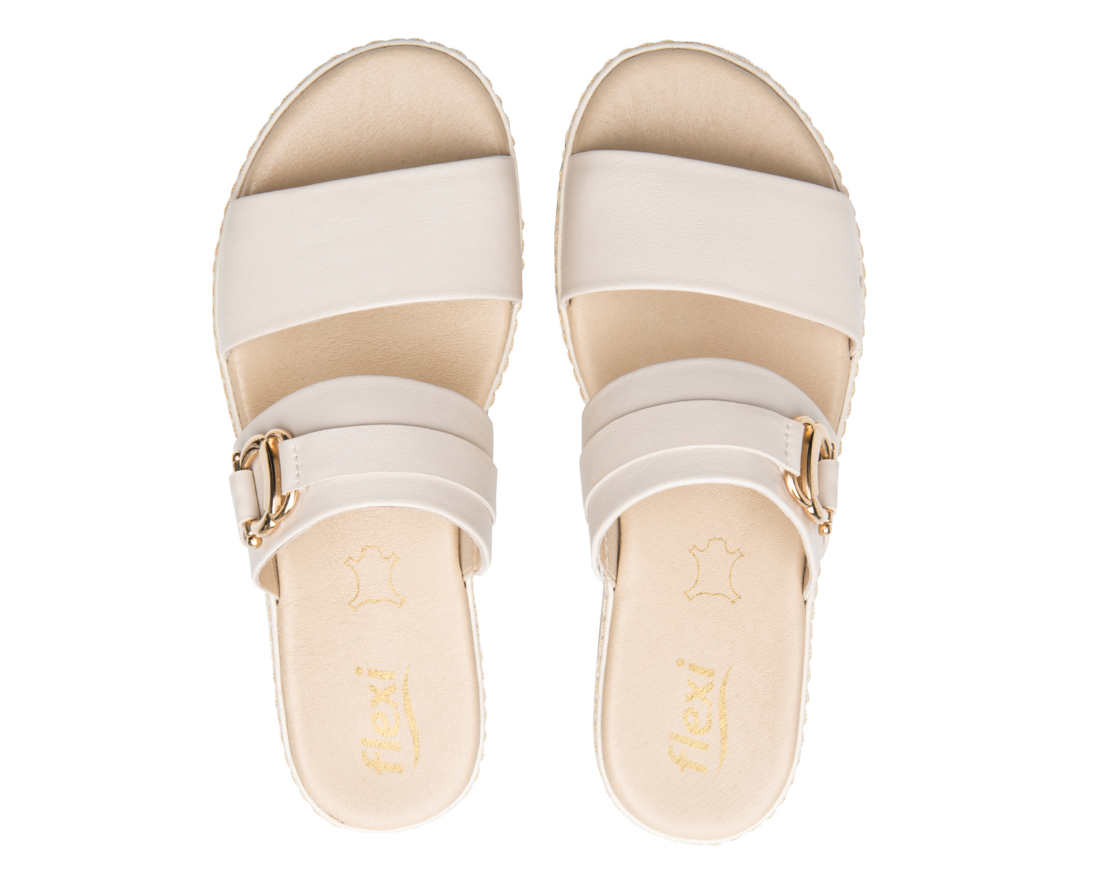 Foto 4 pulgar | Foto 3 | Sandalias Confort Flexi de Piel para Mujer