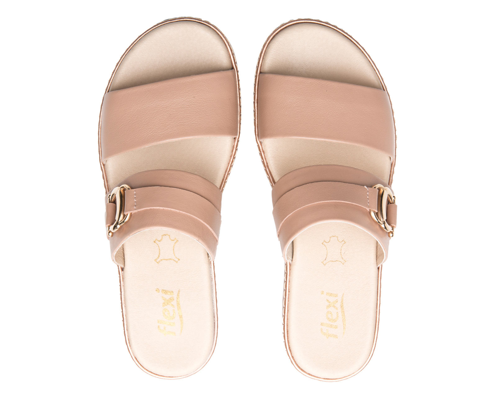 Foto 4 pulgar | Foto 3 | Sandalias Casuales Flexi de Piel para Mujer